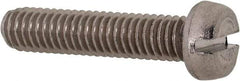 Value Collection - M3.5x0.60 Metric Coarse, 16mm Length Under Head Slotted Drive Machine Screw - Fillister Head, Grade 18-8 & A2 Stainless Steel, Uncoated, Without Washer - Eagle Tool & Supply