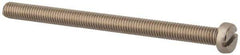 Value Collection - M5x0.80 Metric Coarse, 70mm Length Under Head Slotted Drive Machine Screw - Fillister Head, Grade 18-8 & A2 Stainless Steel, Uncoated, Without Washer - Eagle Tool & Supply