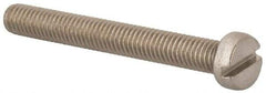 Value Collection - M6x1.00 Metric Coarse, 50mm Length Under Head Slotted Drive Machine Screw - Fillister Head, Grade 18-8 & A2 Stainless Steel, Uncoated, Without Washer - Eagle Tool & Supply