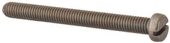Value Collection - M6x1.00 Metric Coarse, 60mm Length Under Head Slotted Drive Machine Screw - Fillister Head, Grade 18-8 & A2 Stainless Steel, Uncoated, Without Washer - Eagle Tool & Supply