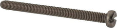 Value Collection - M6x1.00 Metric Coarse, 70mm Length Under Head Slotted Drive Machine Screw - Fillister Head, Grade 18-8 & A2 Stainless Steel, Uncoated, Without Washer - Eagle Tool & Supply