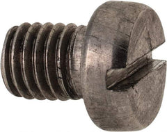 Value Collection - M8x1.25 Metric Coarse, 10mm Length Under Head Slotted Drive Machine Screw - Fillister Head, Grade 18-8 & A2 Stainless Steel, Uncoated, Without Washer - Eagle Tool & Supply