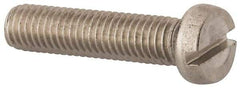 Value Collection - M8x1.25 Metric Coarse, 35mm Length Under Head Slotted Drive Machine Screw - Fillister Head, Grade 18-8 & A2 Stainless Steel, Uncoated, Without Washer - Eagle Tool & Supply