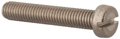 Value Collection - M8x1.25 Metric Coarse, 45mm Length Under Head Slotted Drive Machine Screw - Fillister Head, Grade 18-8 & A2 Stainless Steel, Uncoated, Without Washer - Eagle Tool & Supply