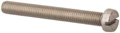 Value Collection - M8x1.25 Metric Coarse, 70mm Length Under Head Slotted Drive Machine Screw - Fillister Head, Grade 18-8 & A2 Stainless Steel, Uncoated, Without Washer - Eagle Tool & Supply