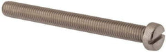 Value Collection - M10x1.50 Metric Coarse, 100mm Length Under Head Slotted Drive Machine Screw - Fillister Head, Grade 18-8 & A2 Stainless Steel, Uncoated, Without Washer - Eagle Tool & Supply