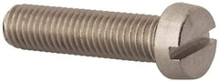 Value Collection - M10x1.50 Metric Coarse, 40mm Length Under Head Slotted Drive Machine Screw - Fillister Head, Grade 18-8 & A2 Stainless Steel, Uncoated, Without Washer - Eagle Tool & Supply