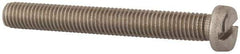 Value Collection - M10x1.50 Metric Coarse, 80mm Length Under Head Slotted Drive Machine Screw - Fillister Head, Grade 18-8 & A2 Stainless Steel, Uncoated, Without Washer - Eagle Tool & Supply