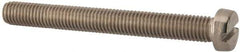 Value Collection - M10x1.50 Metric Coarse, 90mm Length Under Head Slotted Drive Machine Screw - Fillister Head, Grade 18-8 & A2 Stainless Steel, Uncoated, Without Washer - Eagle Tool & Supply