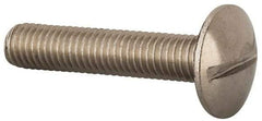 Value Collection - M8x1.25, 40mm Length Under Head Slotted Drive Machine Screw - Truss Head, Grade 18-8 & A2 Stainless Steel, Uncoated, Without Washer - Eagle Tool & Supply