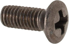 Value Collection - M3x0.50 Metric Coarse, 8mm OAL Phillips Drive Machine Screw - Oval Head, Grade 18-8 & A2 Stainless Steel, Uncoated, Without Washer - Eagle Tool & Supply