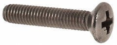 Value Collection - M3x0.50 Metric Coarse, 16mm OAL Phillips Drive Machine Screw - Oval Head, Grade 18-8 & A2 Stainless Steel, Uncoated, Without Washer - Eagle Tool & Supply