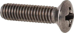 Value Collection - M4x0.70 Metric Coarse, 16mm OAL Phillips Drive Machine Screw - Oval Head, Grade 18-8 & A2 Stainless Steel, Uncoated, Without Washer - Eagle Tool & Supply