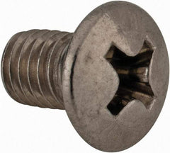 Value Collection - M5x0.80 Metric Coarse, 8mm OAL Phillips Drive Machine Screw - Oval Head, Grade 18-8 & A2 Stainless Steel, Uncoated, Without Washer - Eagle Tool & Supply
