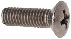 Value Collection - M5x0.80 Metric Coarse, 16mm OAL Phillips Drive Machine Screw - Oval Head, Grade 18-8 & A2 Stainless Steel, Uncoated, Without Washer - Eagle Tool & Supply