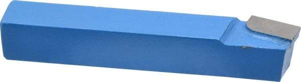 Interstate - 5/8 x 5/8" Shank, Lead Angle Turning Single Point Tool Bit - BR-10, Grade C6 - Exact Industrial Supply