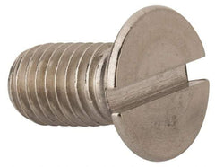 Value Collection - M10x1.50 Metric Coarse, 20mm OAL Slotted Drive Machine Screw - Flat Head, Grade 316 & A4 Stainless Steel, Uncoated, Without Washer - Eagle Tool & Supply