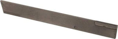 Made in USA - 5/64 Inch Wide x 1/2 Inch High x 4-1/2 Inch Long, Parallel Blade, Cutoff Blade - C6 Grade, Bright Finish - Exact Industrial Supply