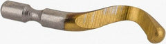 Shaviv - B30 Right-Handed Deburring Swivel Blade - Use on Cross Hole Surfaces, Adjustable - Eagle Tool & Supply