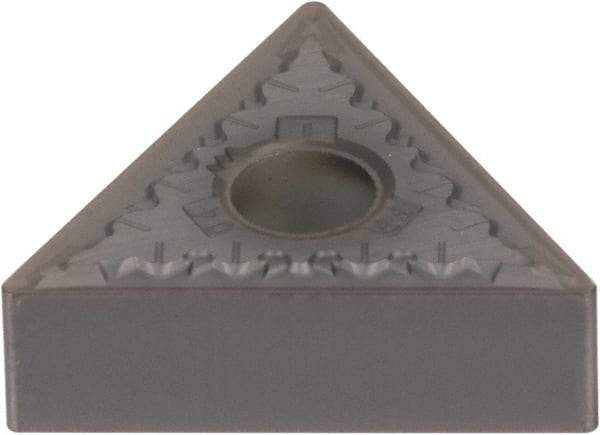 Kennametal - TNMG331 FP Grade KC5010 Carbide Turning Insert - TiAlN Finish, 60° Triangle, 3/8" Inscr Circle, 3/16" Thick, 1/64" Corner Radius - Eagle Tool & Supply