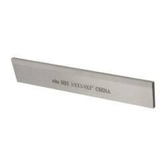 Interstate - 1/8 Inch Wide x 3/4 Inch High x 5 Inch Long, Parallel Blade, Cutoff Blade - M2 Grade, Bright Finish - Exact Industrial Supply