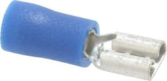 Ideal - 16 to 14 AWG, Vinyl, Fully Insulated, Female Wire Disconnect - Blue, cUL Listed, RoHS Compliant, UL Listed - Eagle Tool & Supply
