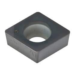 Kennametal - CCGW32.52 S0415M Grade KB5625 PCBN Turning Insert - TiAlN Finish, 80° Diamond, 3/8" Inscr Circle, 5/32" Thick, 1/32" Corner Radius - Eagle Tool & Supply