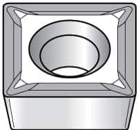 Kennametal - SCMT431 11 Grade KT315 Cermet Turning Insert - TiN/TiCN/TiN Finish, 90° Square, 1/2" Inscr Circle, 3/16" Thick, 1/64" Corner Radius - Eagle Tool & Supply