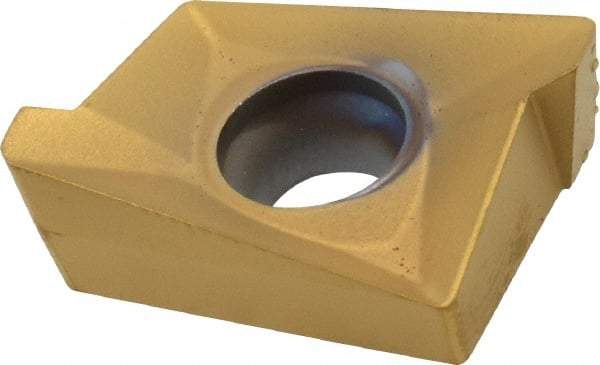 Kennametal - ANGT2542 LG Grade KC725M Carbide Milling Insert - TiN/TiCN/TiN Finish, 1/4" Thick, 0.8mm Corner Radius - Eagle Tool & Supply