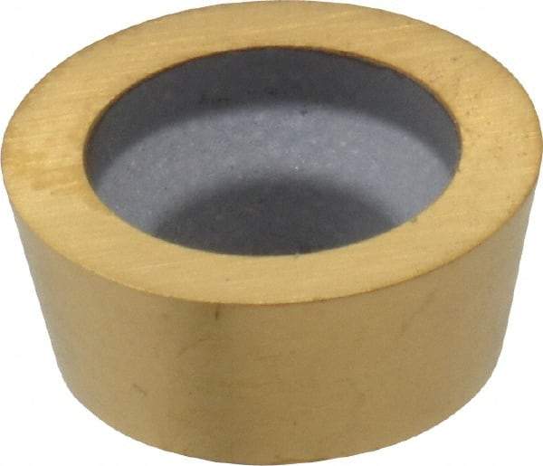 Kennametal - RPGB325 Grade KC725M Carbide Milling Insert - TiN/TiCN/TiN Finish, 5/32" Thick, 3/8" Inscribed Circle - Eagle Tool & Supply