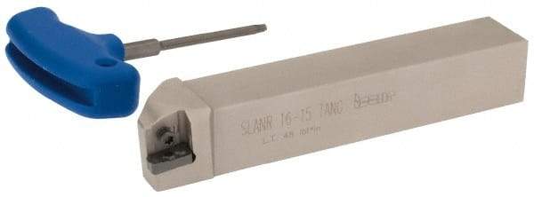 Iscar - SLAN, Right Hand Cut, 1" Shank Height x 1" Shank Width, Negative Rake Indexable Turning Toolholder - 6" OAL, LNMX 1506 Insert Compatibility, Series Isoturn - Eagle Tool & Supply