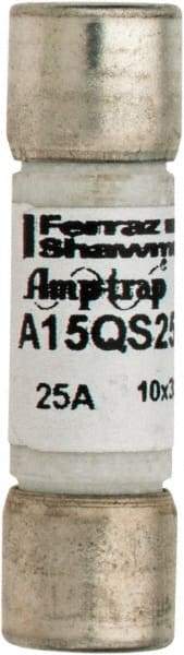 Ferraz Shawmut - 150 VAC/VDC, 25 Amp, Fast-Acting Semiconductor/High Speed Fuse - Clip Mount, 1-1/2" OAL, 100 at AC, 50 at DC kA Rating, 13/32" Diam - Eagle Tool & Supply