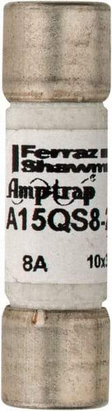 Ferraz Shawmut - 150 VAC/VDC, 8 Amp, Fast-Acting Semiconductor/High Speed Fuse - Clip Mount, 1-1/2" OAL, 100 at AC, 50 at DC kA Rating, 13/32" Diam - Eagle Tool & Supply