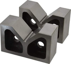 SPI - 2-7/16" Max Capacity, 90° Angle, Cast Iron V-Block - 5" Long x 2" Wide x 3-1/8" High, Sold as Matched Pair - Eagle Tool & Supply