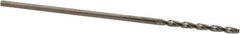 Guhring - #68 130° High Speed Steel Jobber Drill - Bright Finish, Right Hand Cut, Parabolic Flute, Straight Shank, 30mm OAL, Standard Point - Eagle Tool & Supply