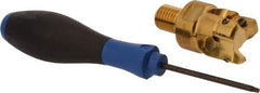 Seco - 1-1/4" Cutting Diam, Modular Connection Indexable Copy End Mill - 3 Inserts, XPKX 12 Insert, R217.97 Toolholder, Through Coolant - Eagle Tool & Supply