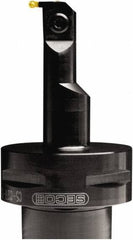 Seco - Right Hand Cut, Size C4, LC.. 1303 Insert Compatiblity, Internal Modular Turning & Profiling Cutting Unit Head - 14.48mm Ctr to Cutting Edge, 74.93mm Head Length, Series MDT & Seco-Capto - Eagle Tool & Supply
