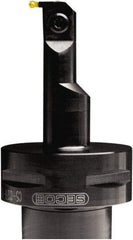 Seco - Right Hand Cut, Size C5, LC.. 1304.. Insert Compatiblity, Internal Modular Turning & Profiling Cutting Unit Head - 25.5mm Ctr to Cutting Edge, 110mm Head Length, Series Seco-Capto - Eagle Tool & Supply