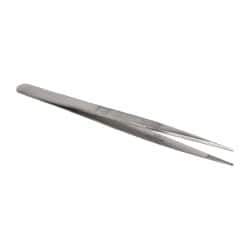 Value Collection - 5-11/16" OAL Diamond Tweezers - Medium Point - Eagle Tool & Supply