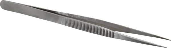 Value Collection - 5-11/16" OAL Diamond Tweezers - Fine Point - Eagle Tool & Supply