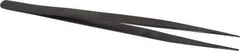 Value Collection - 6-13/32" OAL Diamond Tweezers - Medium Point - Eagle Tool & Supply