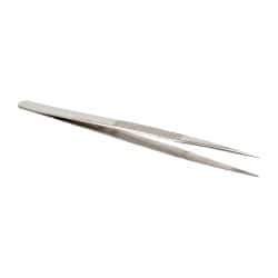 Value Collection - 6-5/16" OAL Diamond Tweezers - Fine Point - Eagle Tool & Supply