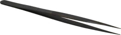 Value Collection - 6-5/16" OAL Diamond Tweezers - Fine Point - Eagle Tool & Supply