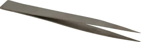 Value Collection - 4-7/16" OAL Assembly Tweezers - Thin, Fine Point - Eagle Tool & Supply