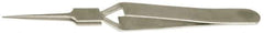 Value Collection - 4-11/32" OAL N5 Reverse Action Tweezers - Long & Very Fine Point - Eagle Tool & Supply