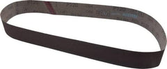 3M - 2" Wide x 48" OAL, 120 Grit, Aluminum Oxide Abrasive Belt - Aluminum Oxide, Fine, Coated, X Weighted Cloth Backing, Series 241D - Eagle Tool & Supply