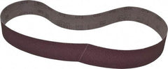 3M - 2" Wide x 48" OAL, 60 Grit, Aluminum Oxide Abrasive Belt - Aluminum Oxide, Medium, Coated, X Weighted Cloth Backing, Series 241D - Eagle Tool & Supply