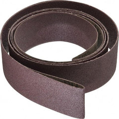 3M - 2" Wide x 132" OAL, 60 Grit, Aluminum Oxide Abrasive Belt - Aluminum Oxide, Medium, Coated, X Weighted Cloth Backing, Series 341D - Eagle Tool & Supply