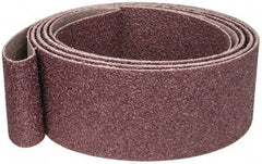 3M - 2" Wide x 118" OAL, 120 Grit, Aluminum Oxide Abrasive Belt - Aluminum Oxide, Coated, Cloth Backing, Series 302D - Eagle Tool & Supply