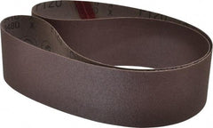 3M - 2-1/2" Wide x 48" OAL, 120 Grit, Aluminum Oxide Abrasive Belt - Aluminum Oxide, Fine, Coated, X Weighted Cloth Backing, Series 341D - Eagle Tool & Supply